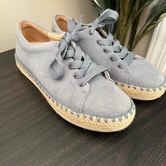 Blue Suede Sneakers - Picture 1 of 3